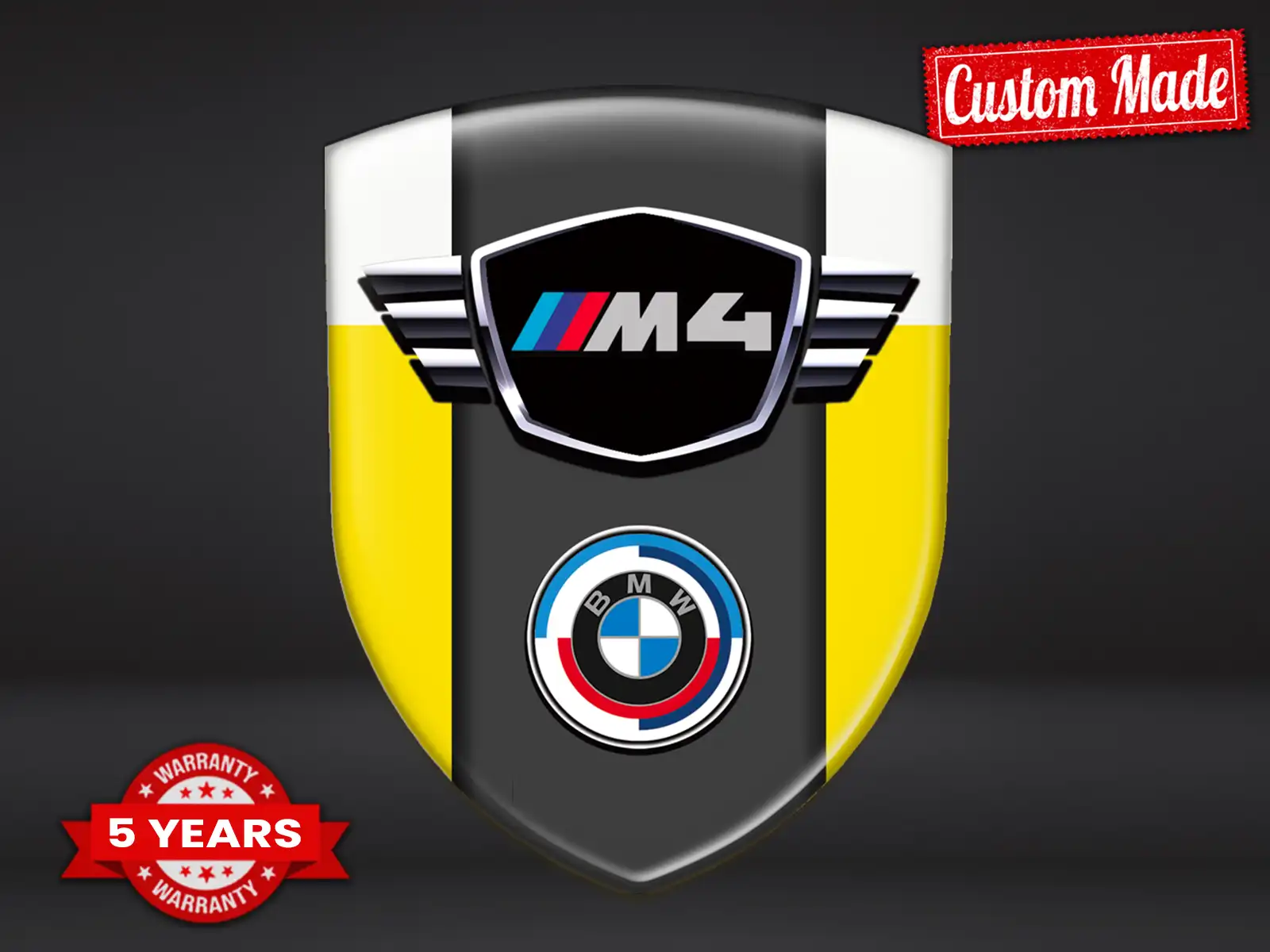 BMW Fensteraufkleber Auto Sportlich Anpassbar Minimal